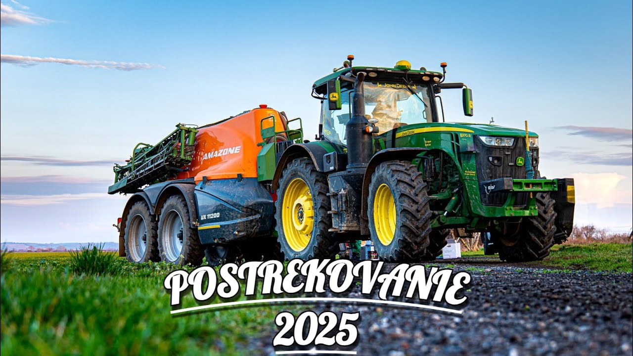 🔥2X John Deere 8370R🔥 l Postrekovanie 2025 l Donau farm Kalná nad Hronom
