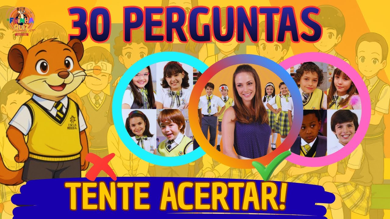 CARROSSEL FUINHAQUIZ - Difícil de acertar as 30 Perguntas da turma do Carrossel
