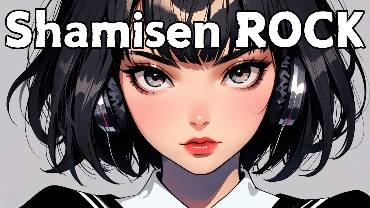 【Japanese BGM】Shamisen Rock - Echoes of Kasumi | Perfect for Work, Study, and Gaming