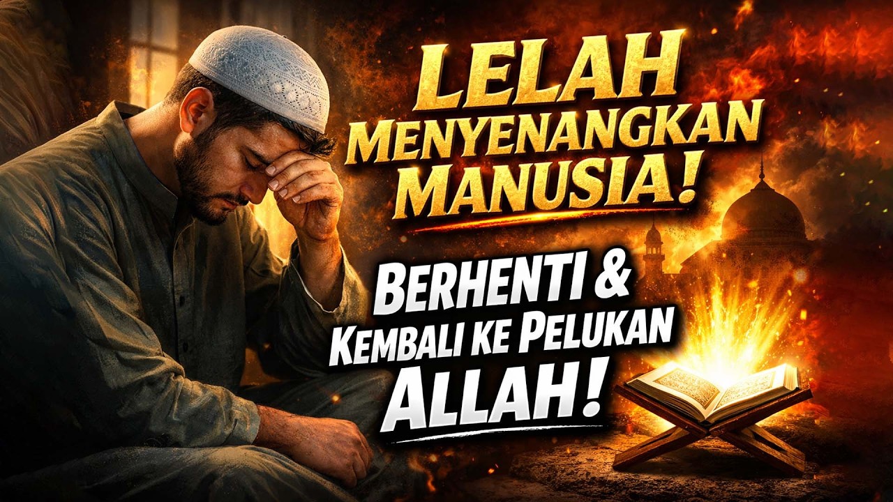 TERLALU LELAH MENYENANGKAN MANUSIA? Berhenti Dan Kembali Pada Rida Allah
