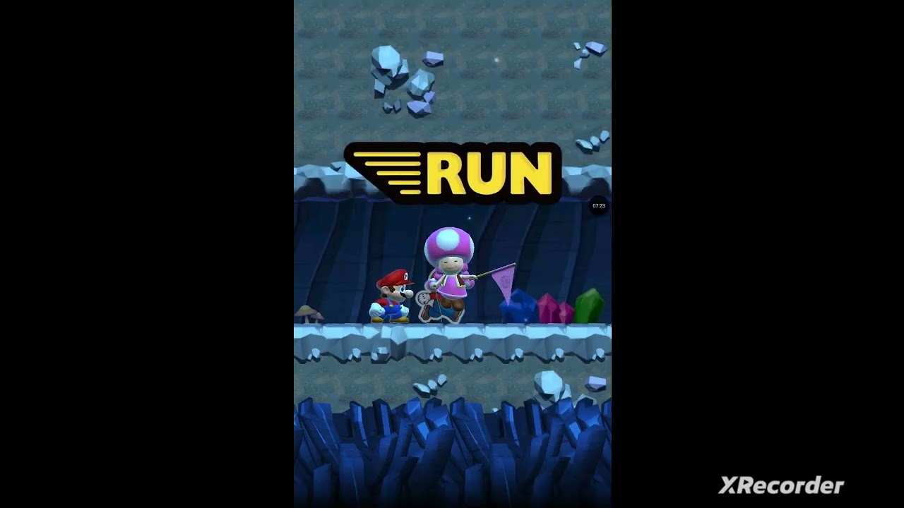 Jugando súper Mario run:)