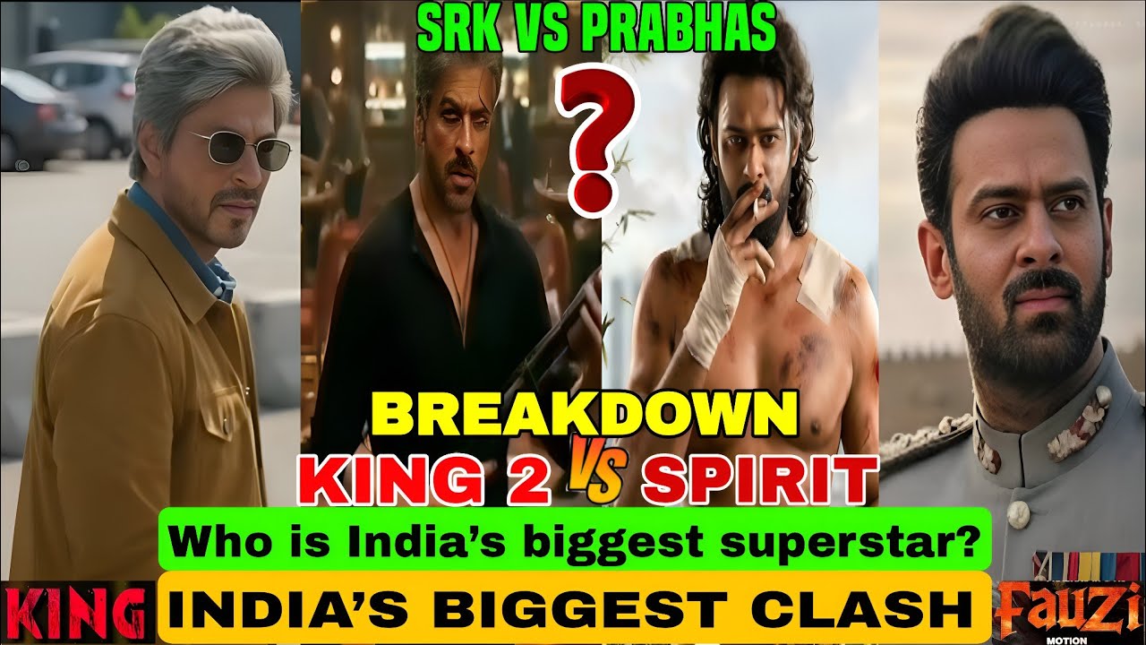 SRK vs Prabhas Mega Clash | KING vs FAUJI Breakdown | Who Is India’s Real  Superstar? | Movie update