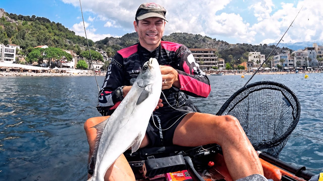 PESCA en KAYAK ¡¡PALOMETONES DAY!! [Pesca al vivo]
