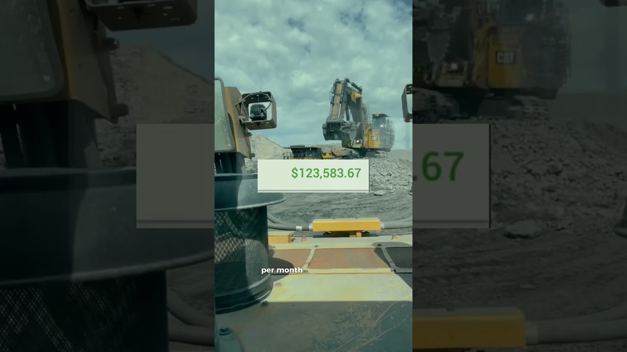 1 year in the mines Australia. Insta in the bio for more. #9to5life #work #mining #fifo