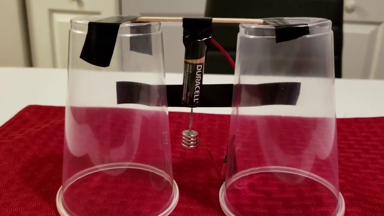 Battery Powered Electric Motor - The Lorentz Force