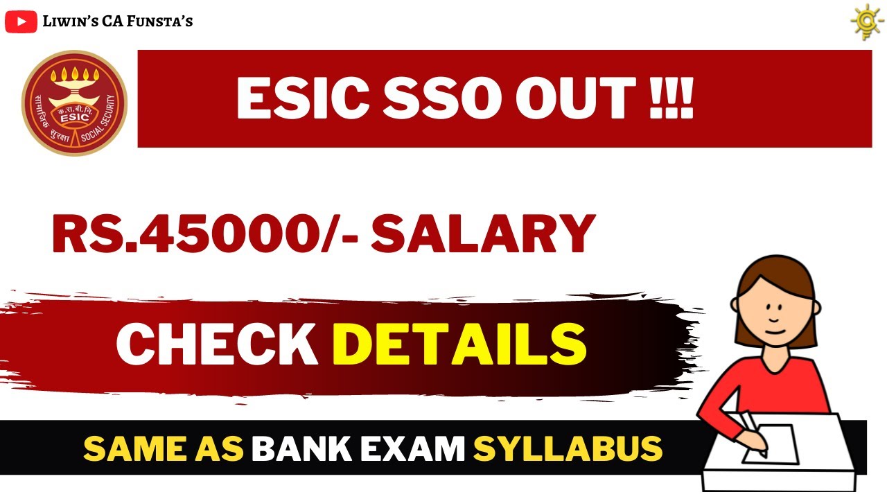 Ivlo Salary ah 😱ESIC SSO Notification OUT !! - 🔴 Same as usual Bank Exam Pattern !! Watch till End 🔴