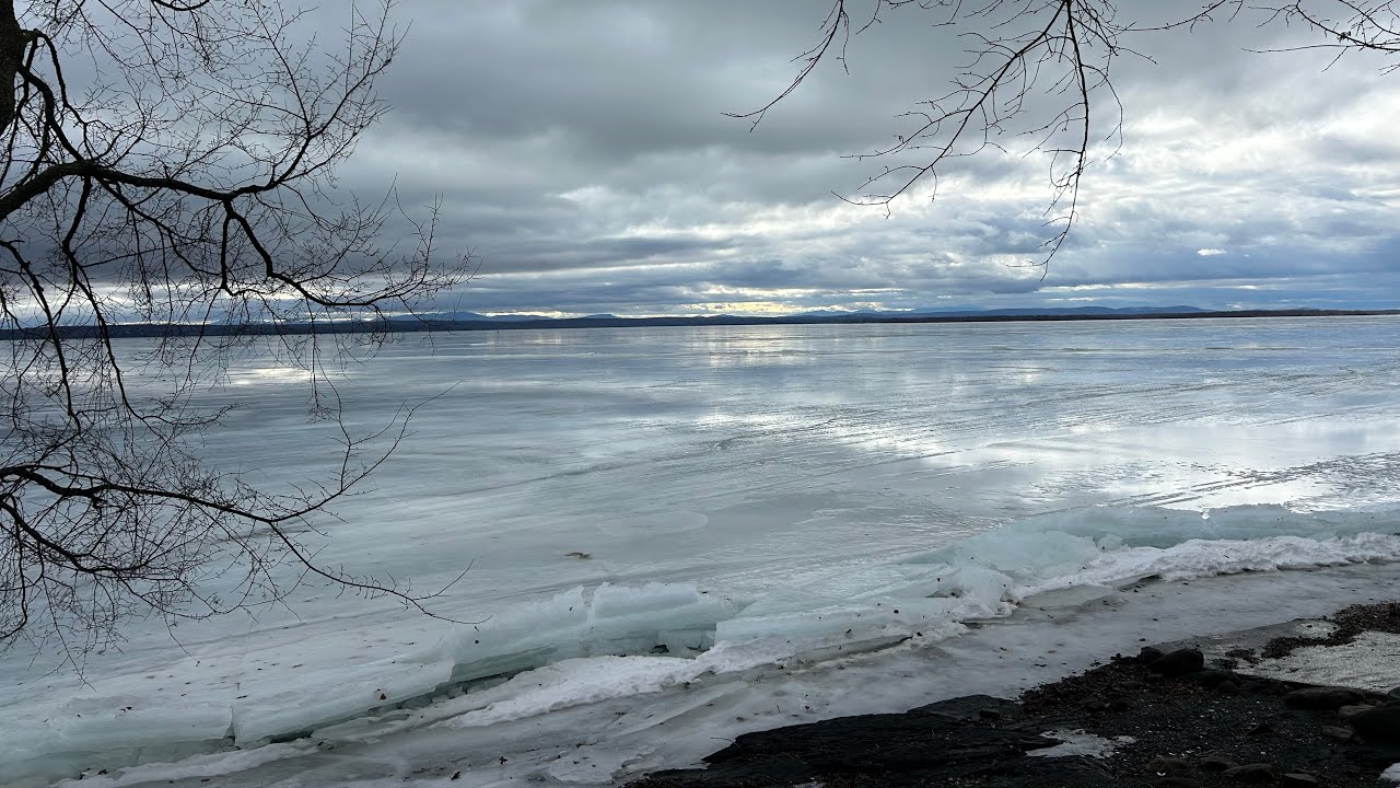 🔴 LIVE Relaxing Nature | Ice Melting Lake & Stream Sounds . LIVE + Nature + Relaxing Sounds