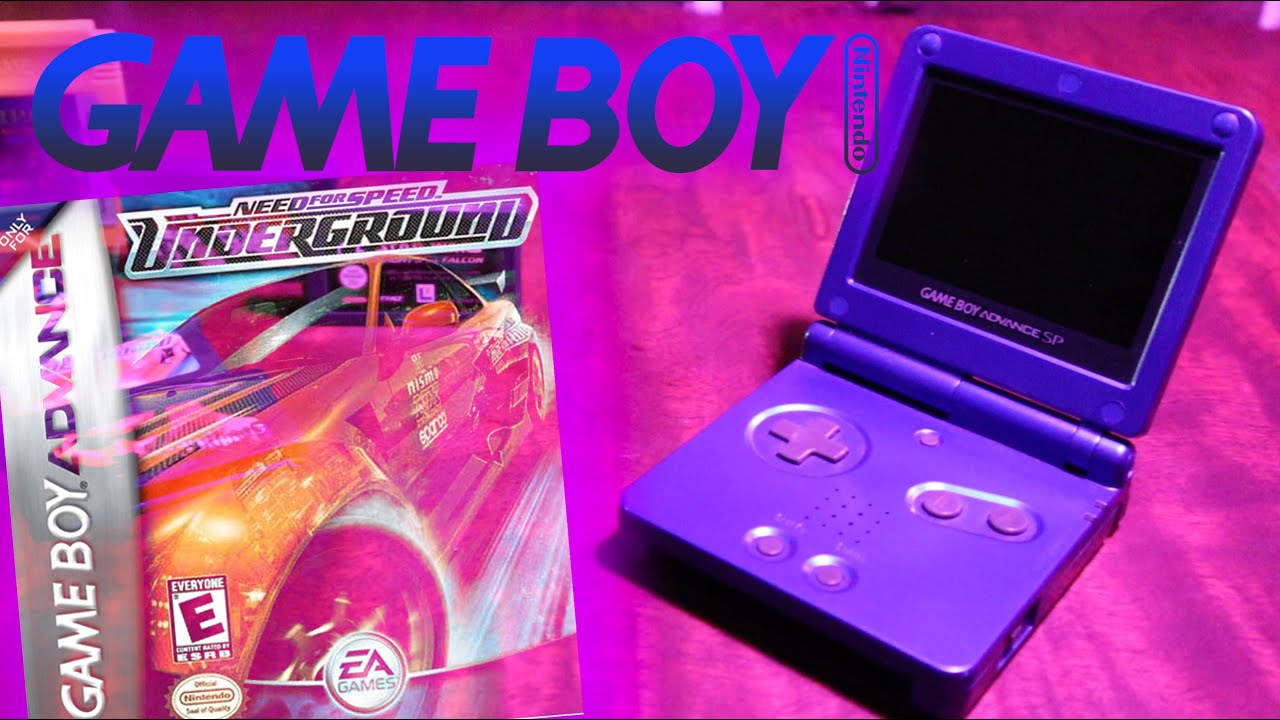 Обзор на Gameboy advance sp / IQUE / need for speed underground 3D