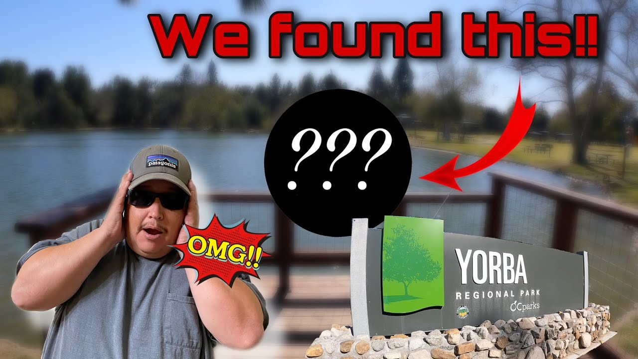 Fishing at Yorba Regional Park|  FOUND and RETURNED this!  