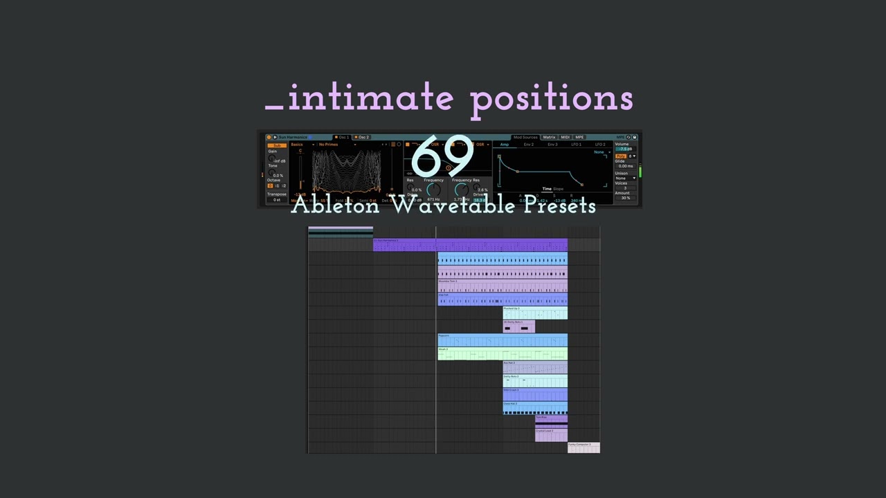 _intimate positions - 69 Ableton Wavetable Synth Presets | Subsocial Studios