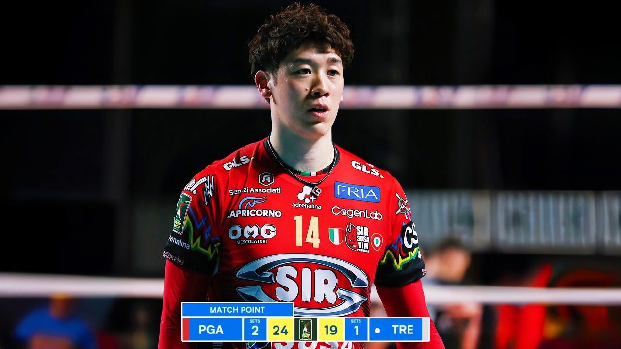 Yuki Ishikawa & Perugia DESTROYED Trentino in Italian Volleyball League 2024 !!!