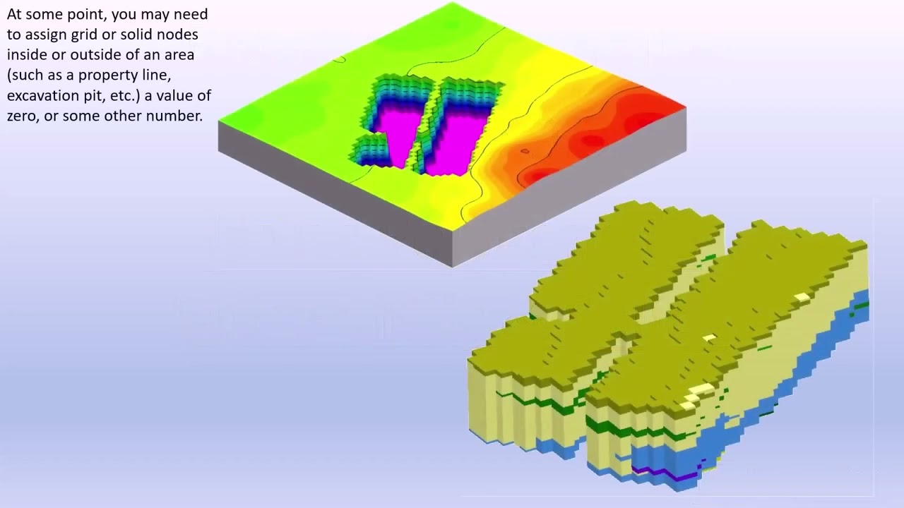 RockWorks Training Exercise 9 - Grid Math, Clipping Isopach w/Polygons, & Lithology Volumetrics