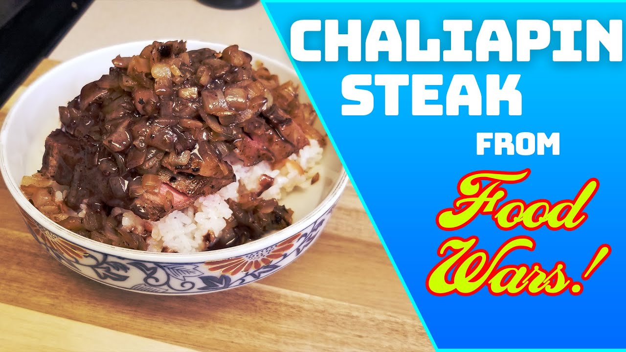 I Made Yukihira's Chaliapin Steak from Food Wars! (But Better)