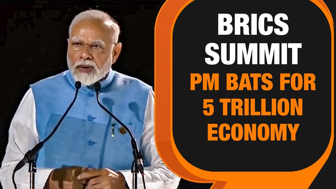 PM Modi At BRICS | PM Modi Says India Will Soon Become A 5 Trillion Economy | News9