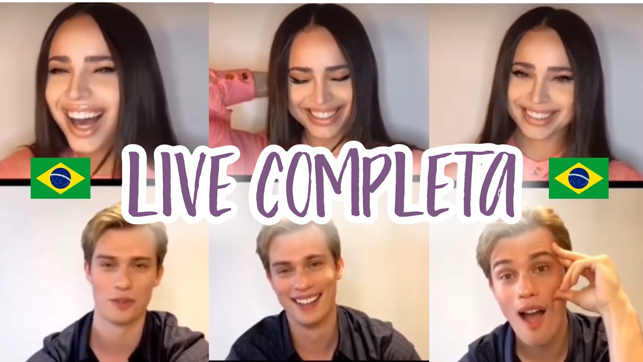 Sofia Carson e Nicholas Galitzine Live Completa Legendada em Português (Purple Hearts Netflix)
