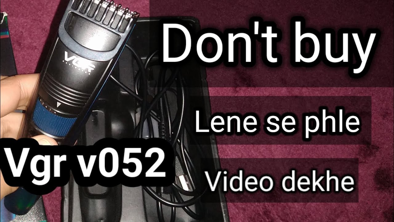 Vgr v-052 Trimmer | Review | Don't buy