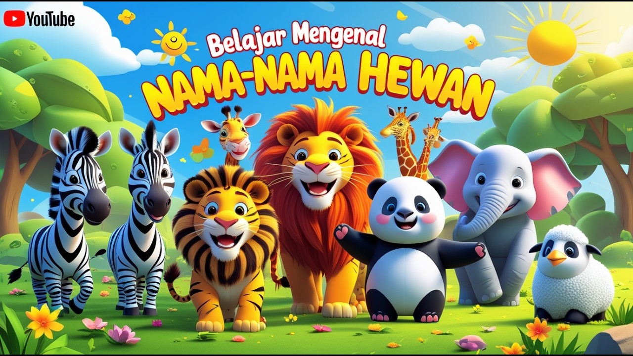 Hutan Penuh Teman Baru | Belajar Nama Hewan ID–EN