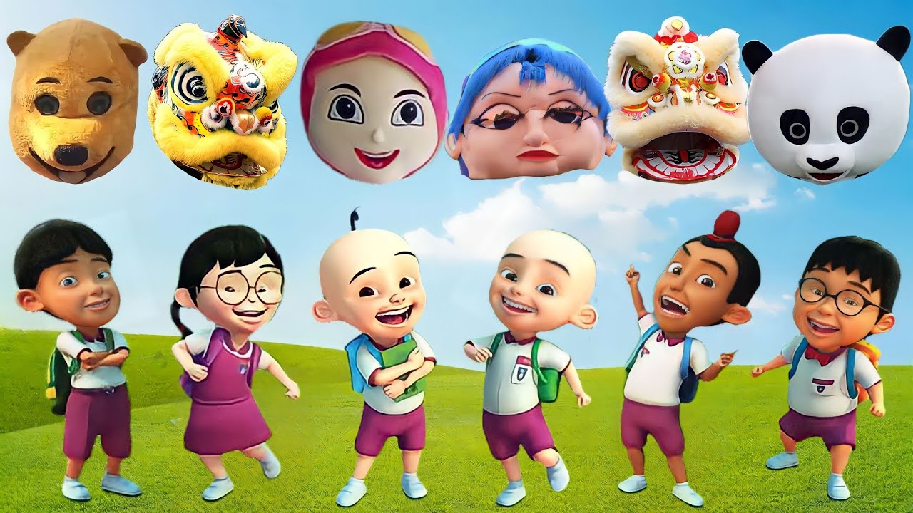 UPIN, IPIN, MEI-MEI, EHSAN, JARJIT, DAN MAIL MEMAKAI BADUT MAMPANG LUCU‼️| TEBAK GAMBAR UPIN IPIN