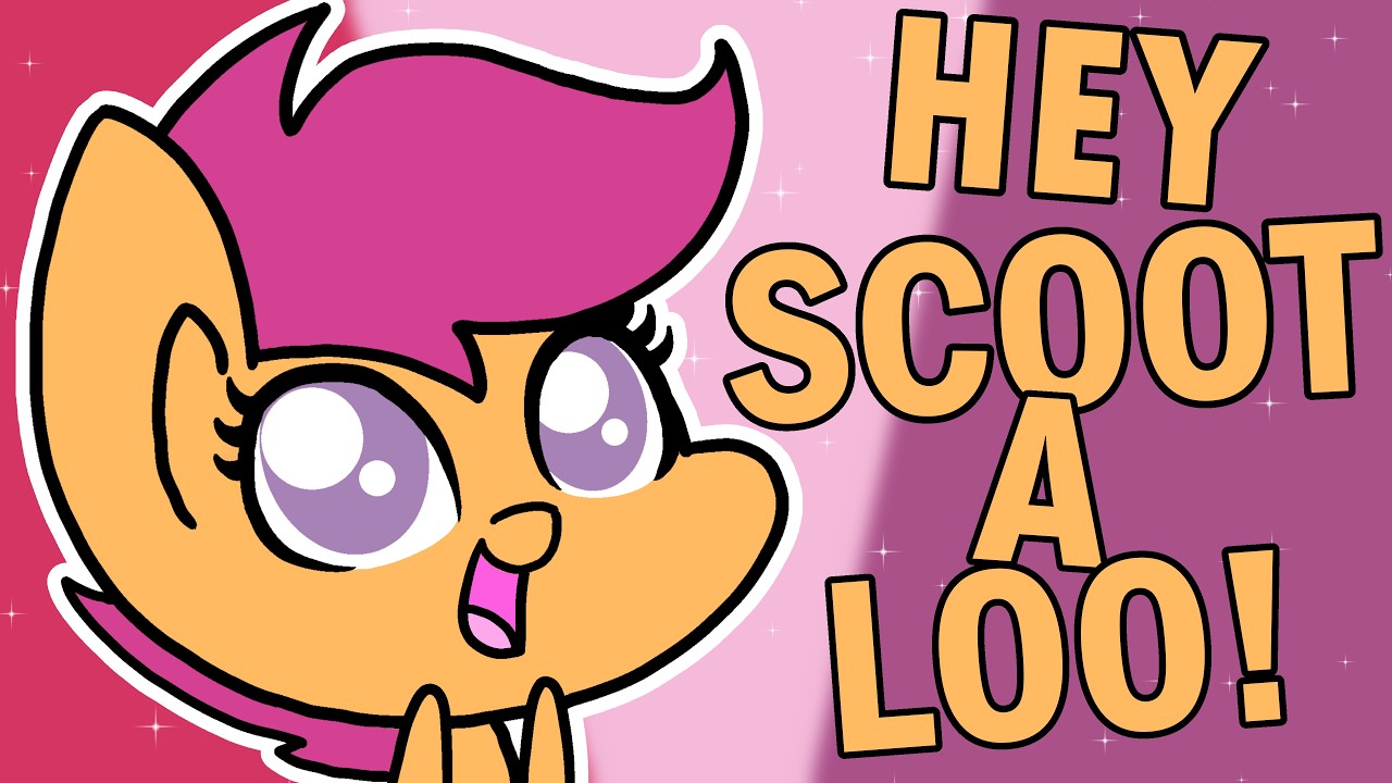 HEY SCOOTALOO! MLP Animation Parody Song (Boten Anna) PMV Lyric Music Video