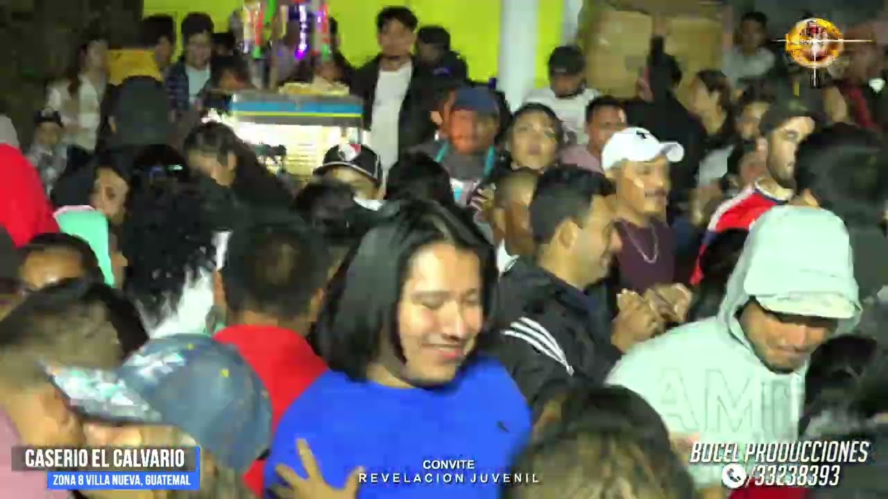 CHENTIO Y SU MARIMBA ORQUESTA UNION TROPICAL - BAILE SOCIAL EL CALVARIO VILLA NUEVA