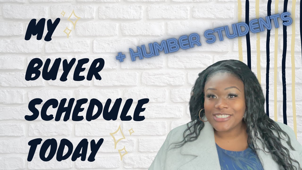86. My Buyer Schedule Today & SNEAK with Humber Students