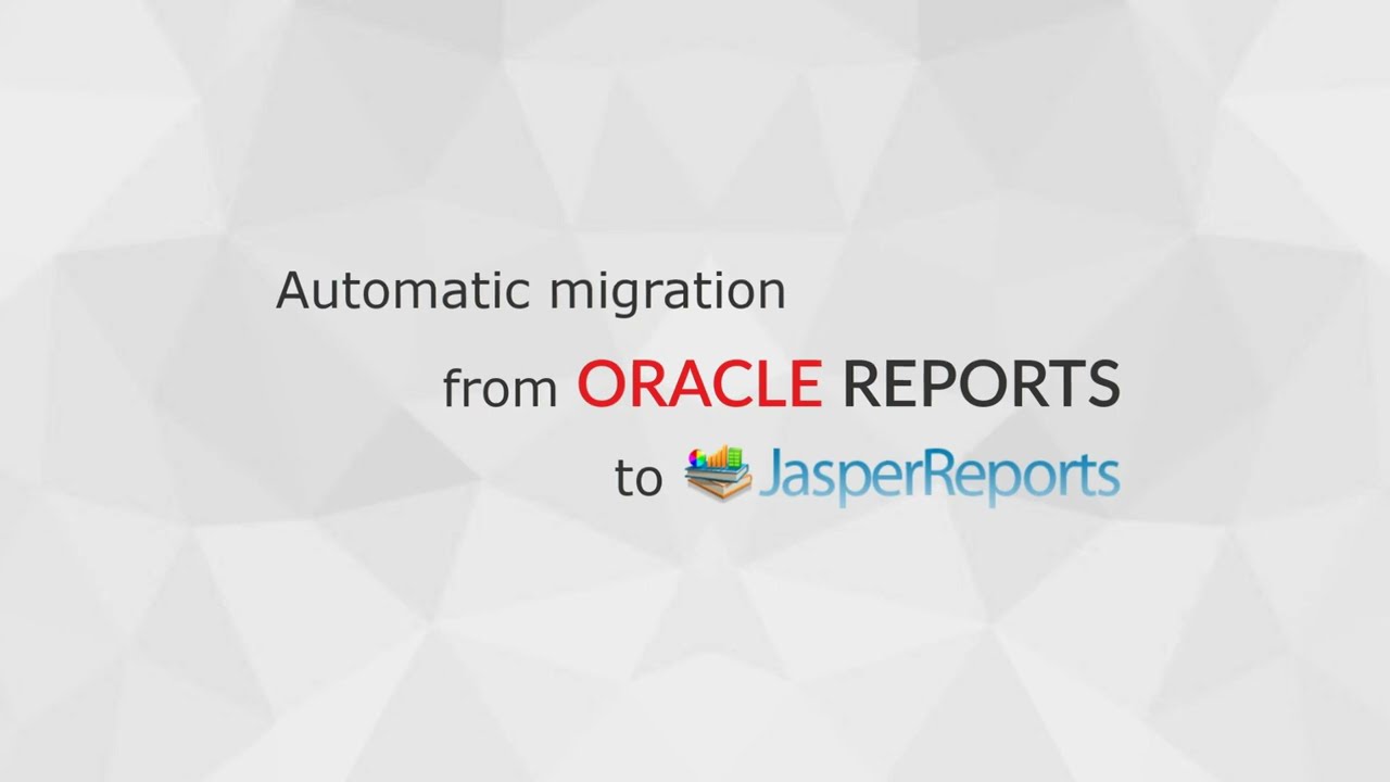 Migrating Oracle Reports to JasperReports with Re_Forms 21