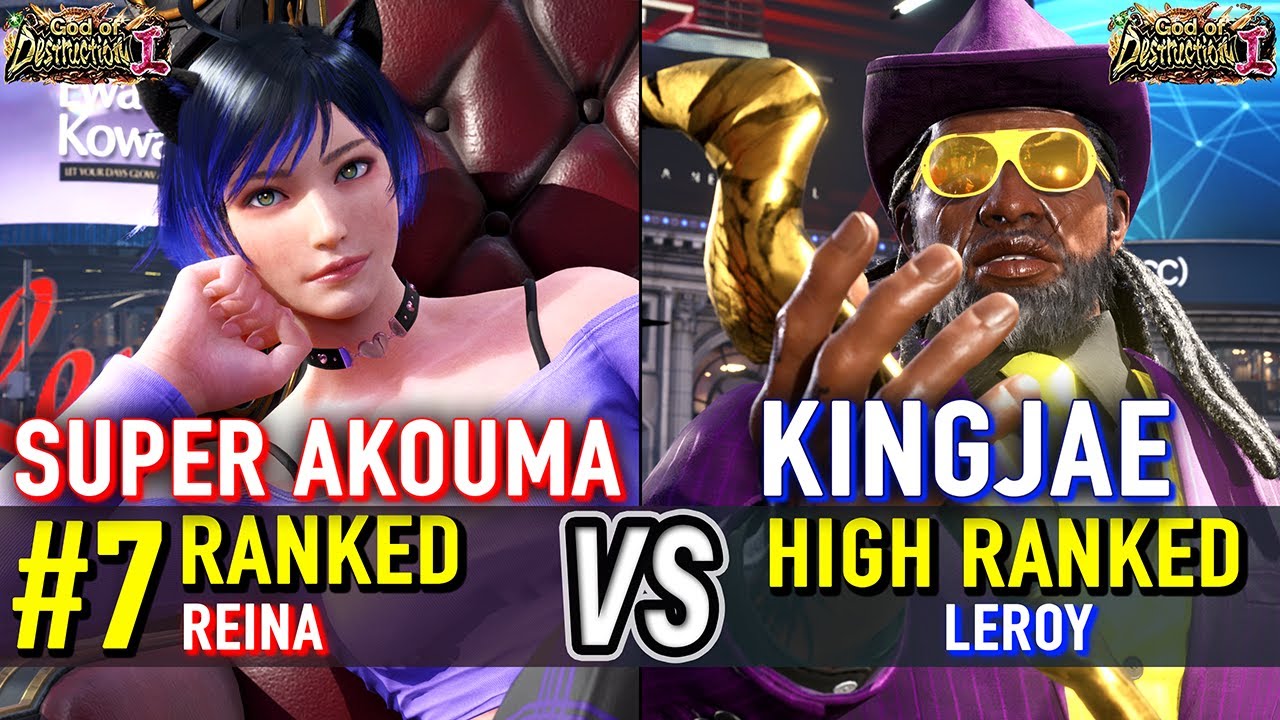 T8 🔥 SUPER AKOUMA (#7 Ranked Reina) vs KINGJAE (Leroy) 🔥 Tekken 8 High Level Gameplay