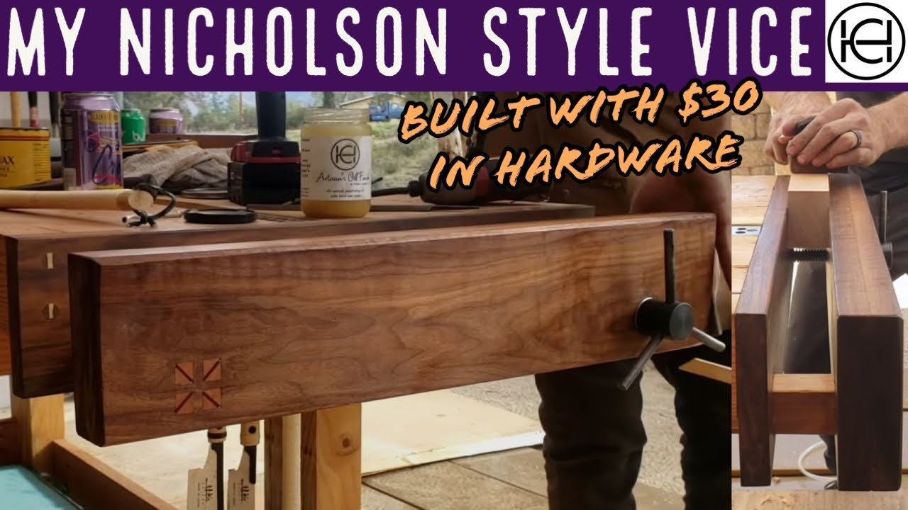 Build This Nicholson Style Workbench Vice - DIY Roubo Workholding - work holding - bench vice