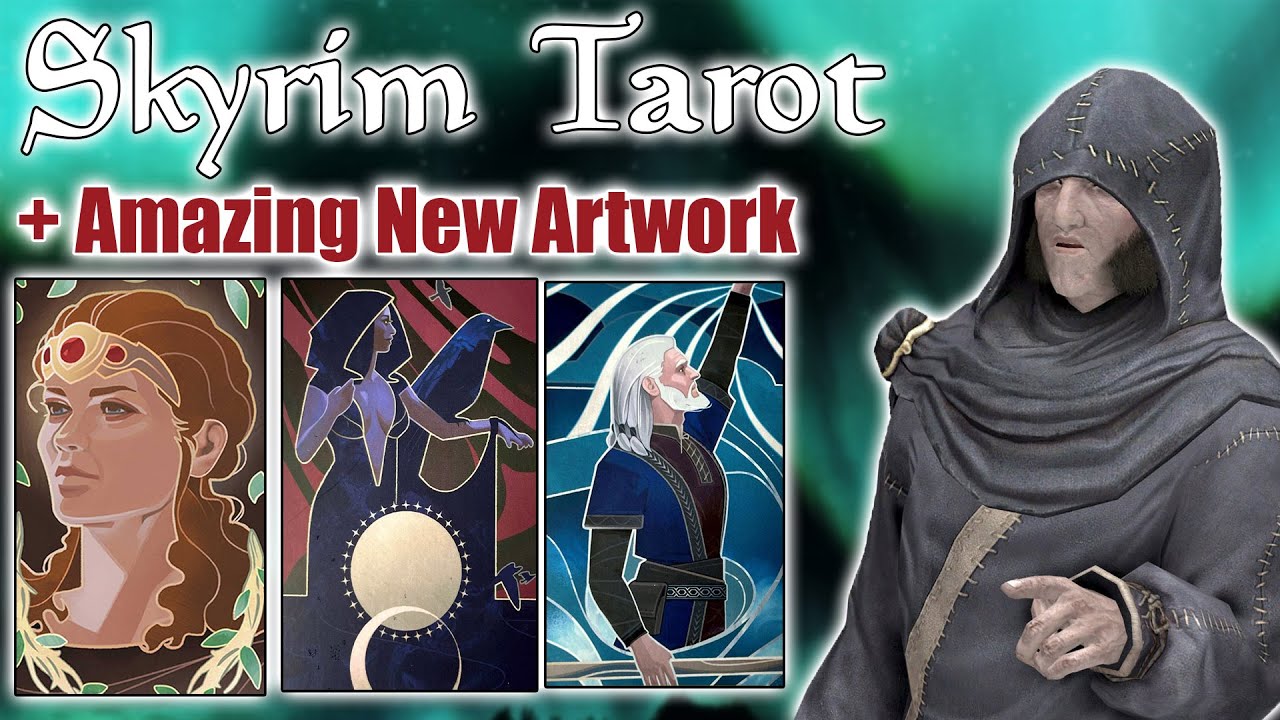Skyrim Tarot Cards With AMAZING(!) New Official Artwork - The Elder Scrolls Merch Unboxing