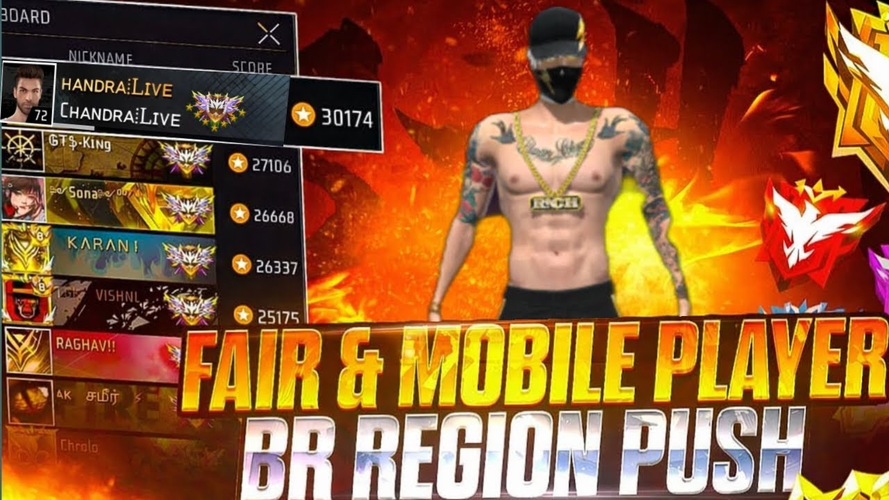 🔴 LIVE - Br Rank Push To Region | Support Fair & Mobile Players | ChandraLive