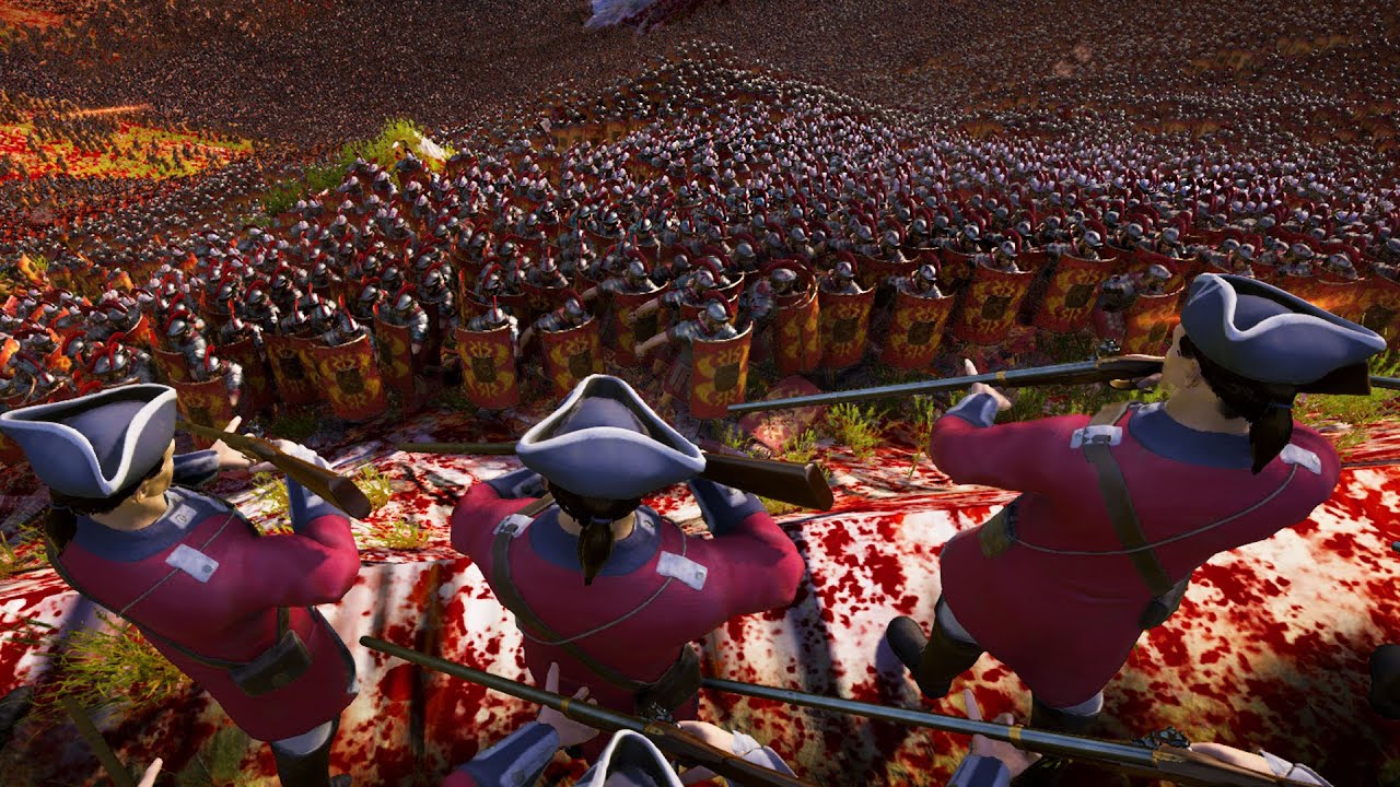 Can 10,000 Red Coats Hold 1 MILLION ROMAN Shield Wall? - Ultimate Epic Battle Simulator 2 UEBS 2