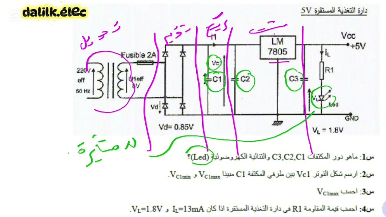 🔴 تمرين رائع عن وظيفة التغذية للسنة ثانية تقني رياضي 🔥