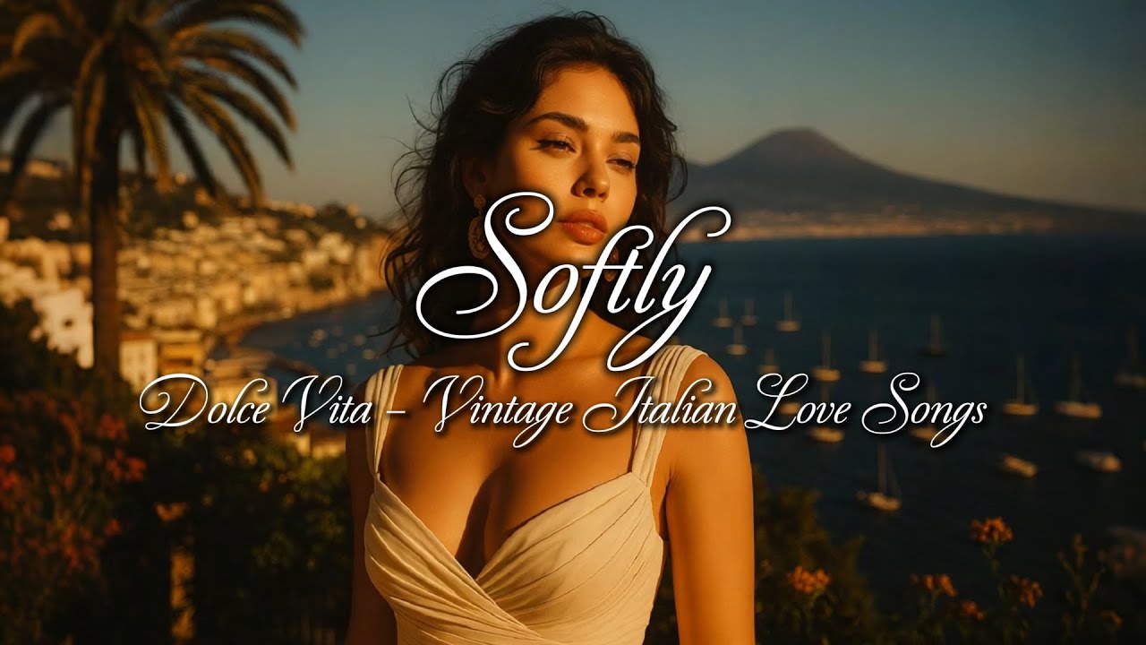 The Night Speaks Softly 🌹 | Vintage Italian Songs & Dolce Vita Music