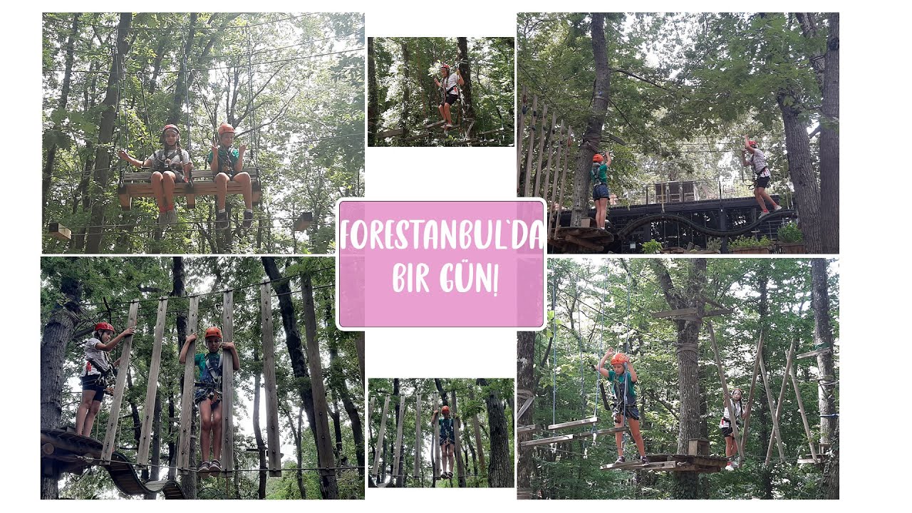 -Forestanbul`da bir gün!🌳- Ormanın içindeki zorlu parkurlar...