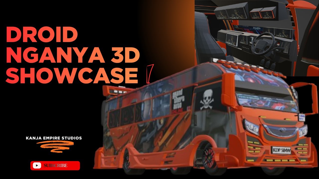 NEW Droid Nganya Bus 3D Showcase | Bus Simulator Kenya Gameplay!