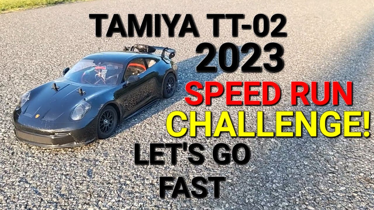 Tamiya TT-02 SPEED RUN CHALLENGE! But are we READY? LET'S GO FAST!!!