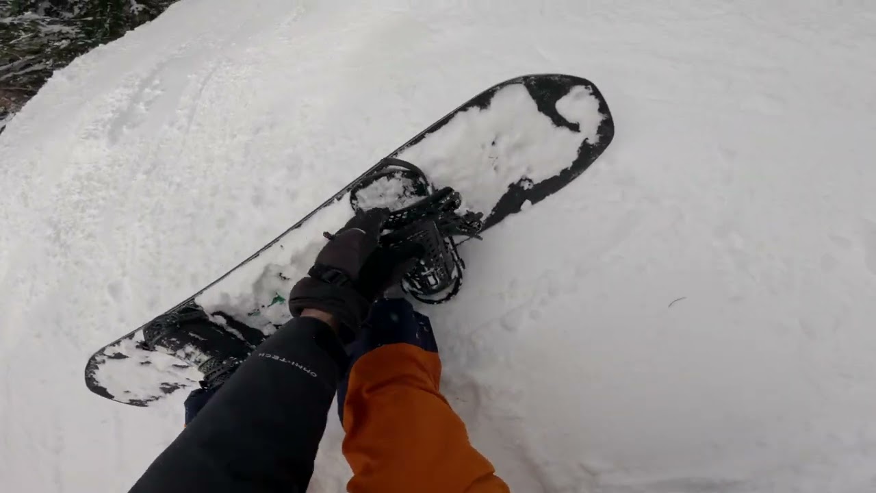 Snowboarding blue sky basin back bowel vail colorado with cole