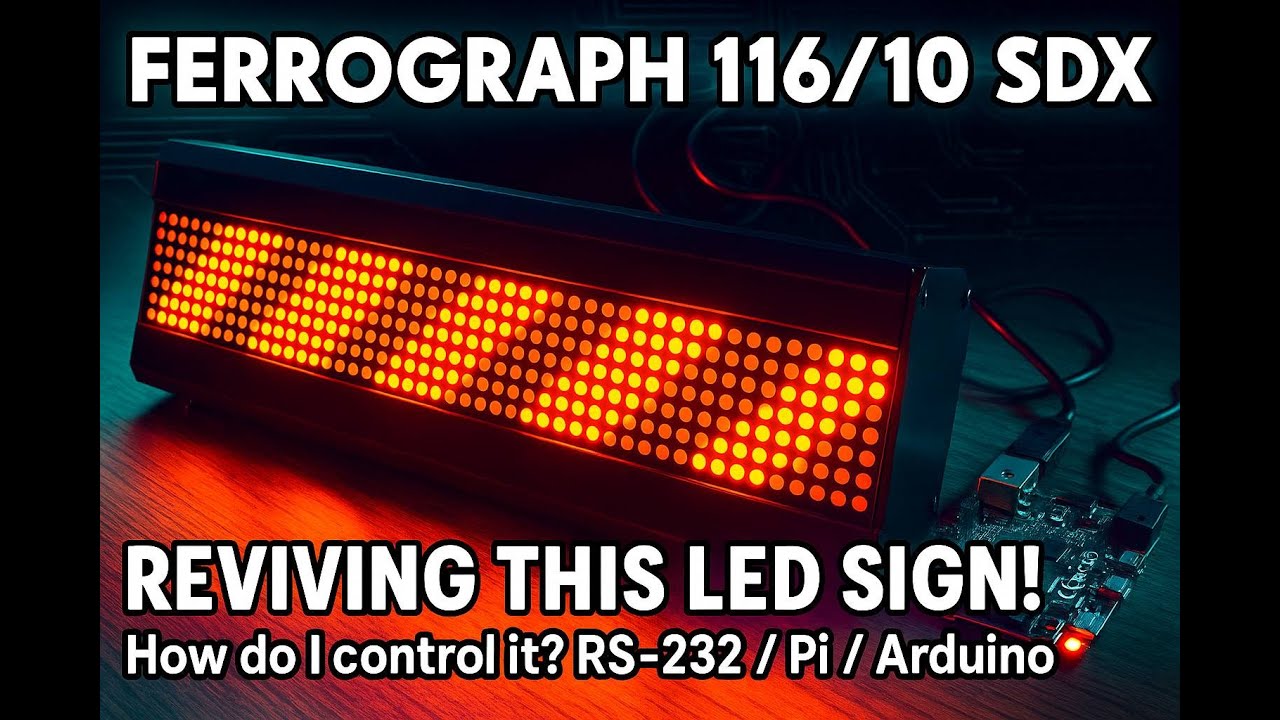 Reviving a Ferrograph 116/10 SDX (UDP 2.08) LED Display &ndash; Need Manual/Software & Control Tips!