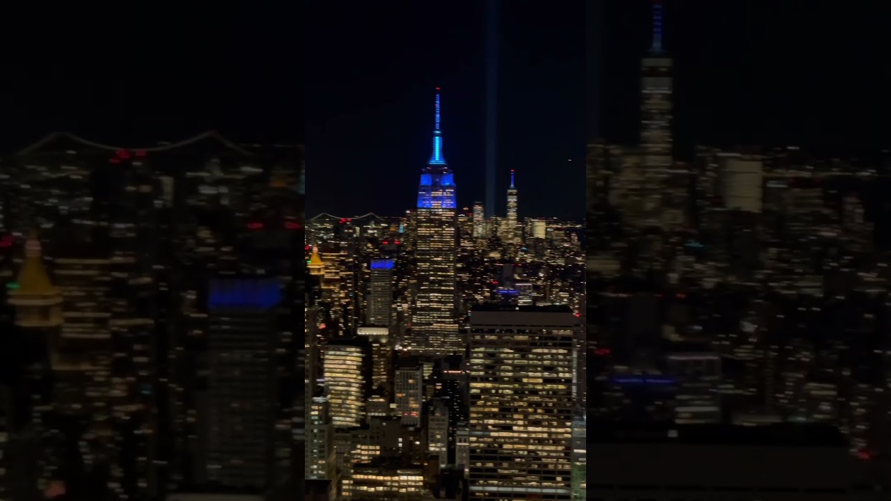 New York City skyline at night #newyork #manhattanskyline #nyc #newyorkcity