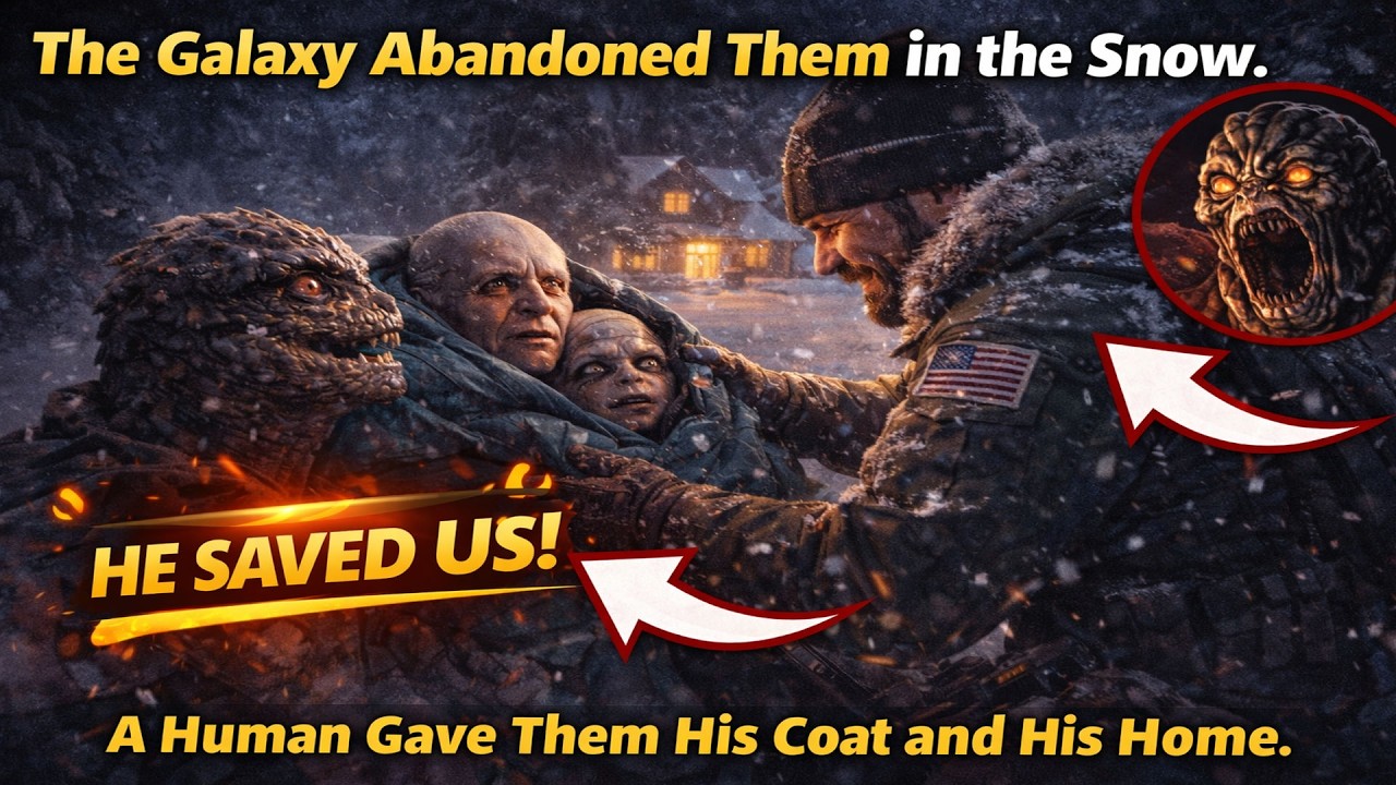 The Galaxy Abandoned Them in the Snow. A Human Gave Them His Coat and His Home |HFY| SCI FI