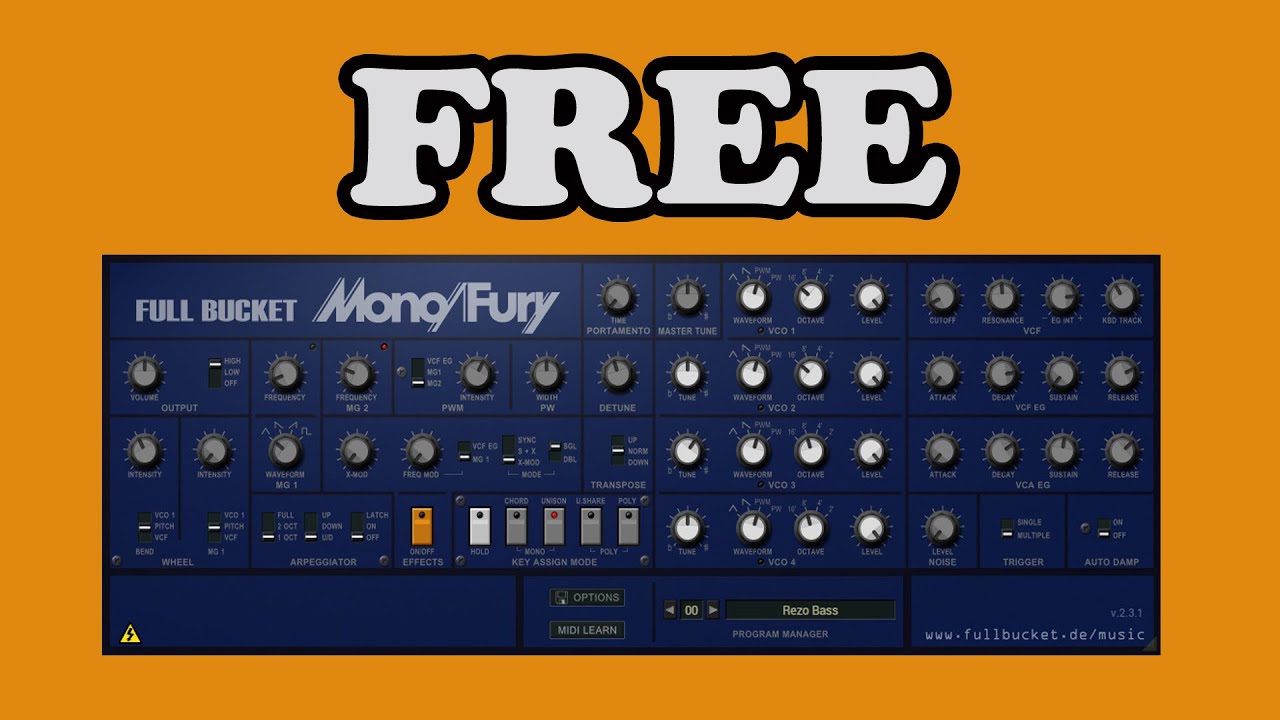 FREE Mono Fury by Full Bucket Music