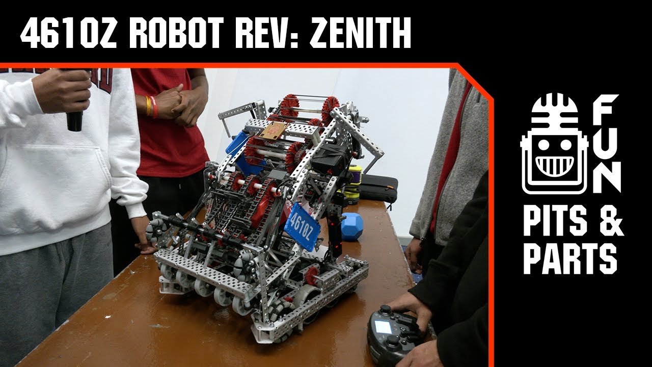 4610Z Robot Rev: Zenith | Ямы и детали | Толкающий робот #vexrobotics