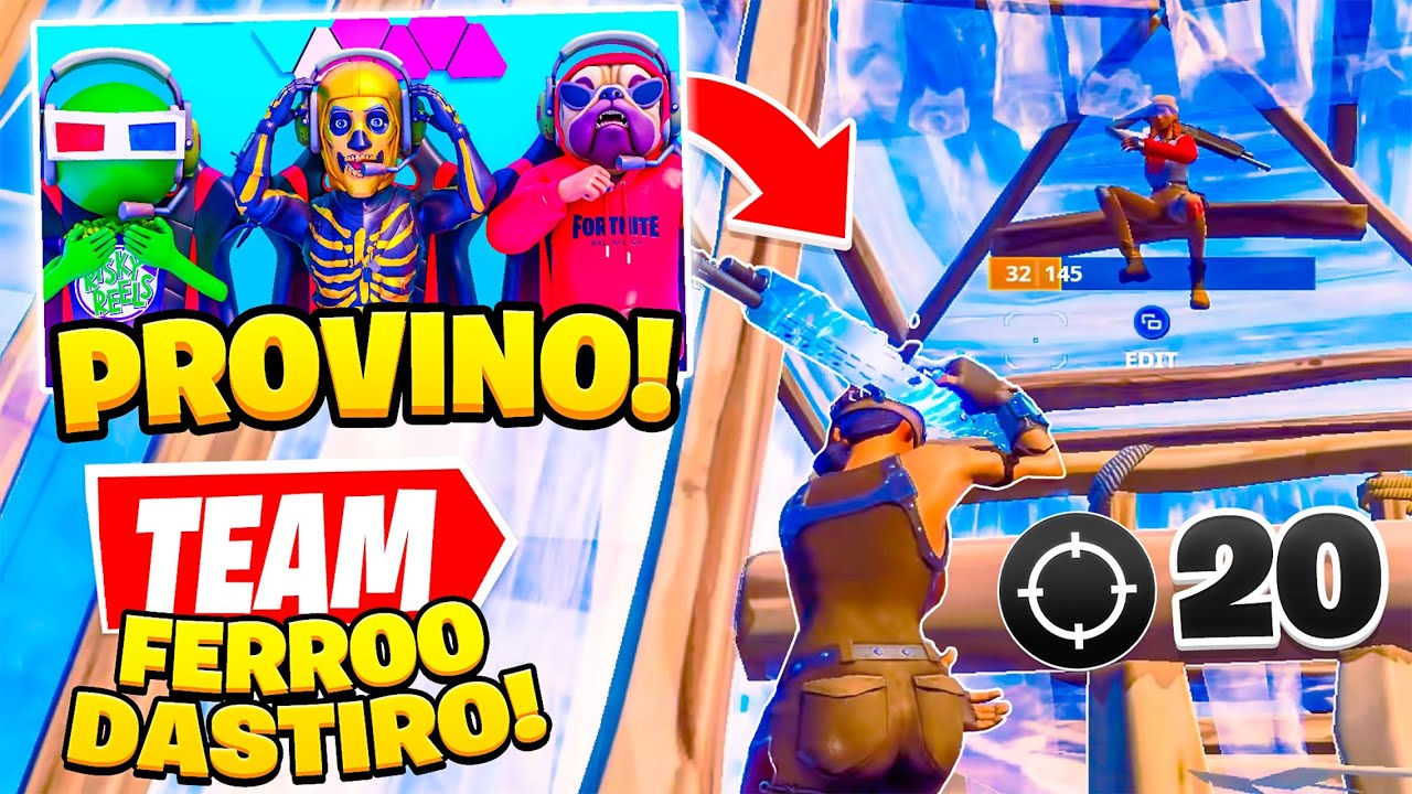 RECORD di KILL nel MIO PROVINO per il TEAM DASTIRO insieme a BEST!! Fortnite ITA