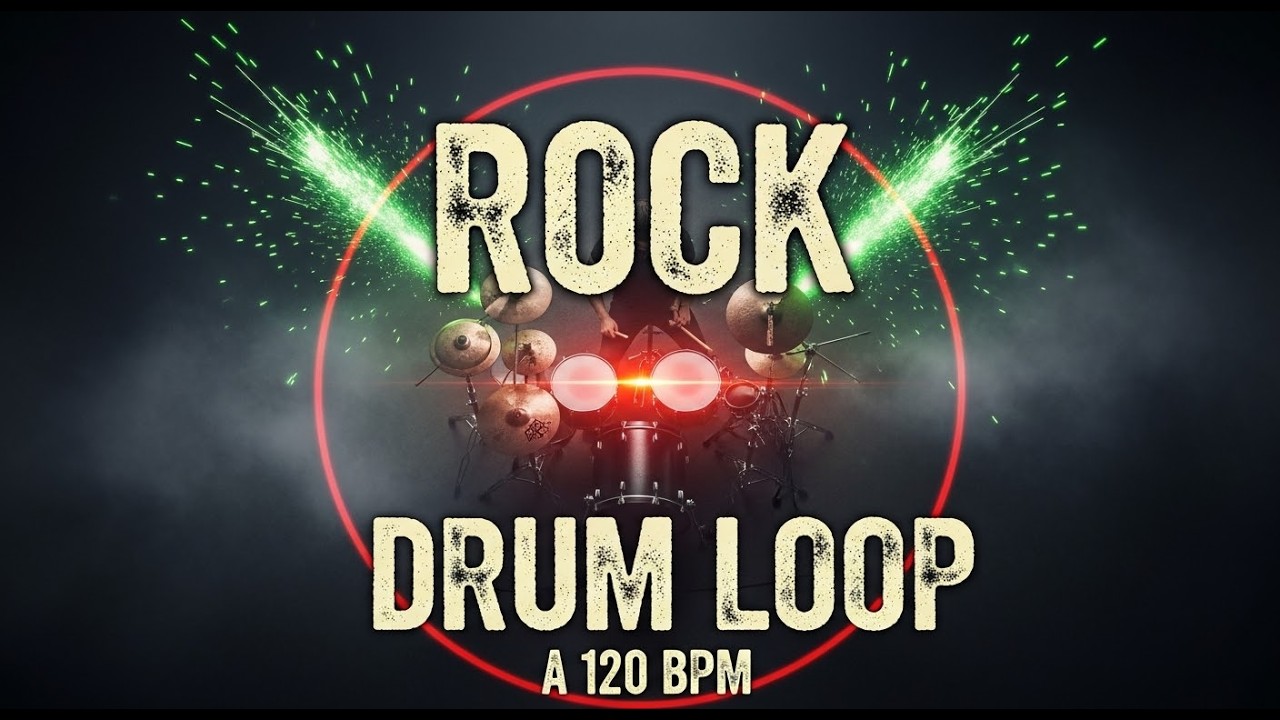Rock On! 120 BPM Drum Loop for Guitar Practice and Jamming 🎸