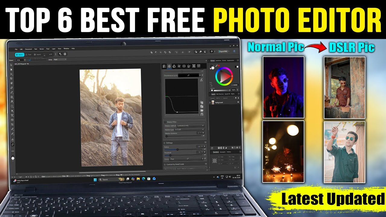 Top 6 Best Free Photo Editing Software for PC/Laptop [2026🔥] - Beginner to Advanced Photo Editors
