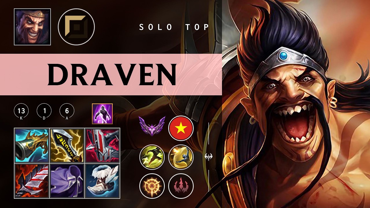 Draven Top vs Varus - VN Master Patch 26.04