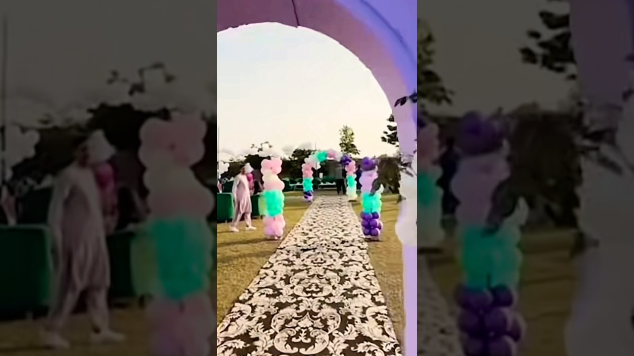 Azam birthday venue full ready hota😱❤️😻🤹🏽‍♂️🎨🎂🍭🧁🍧🌈🤡🤠😱😱😂Kanwal after