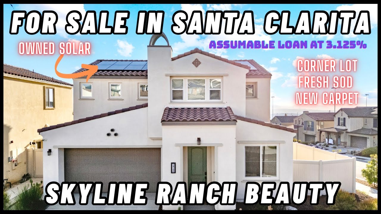 Santa Clarita Home for Sale | Skyline Ranch | 4 bed + 3 bath | 2,145 SF | 18160 Meridian Ln