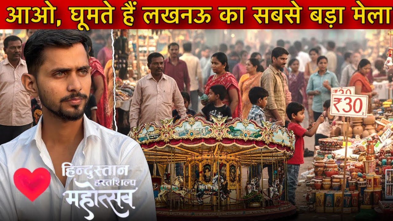 Lucknow Mahotsav Full Vlog 😍 , Lucknow Ka Sabse Bada Mela ❤️