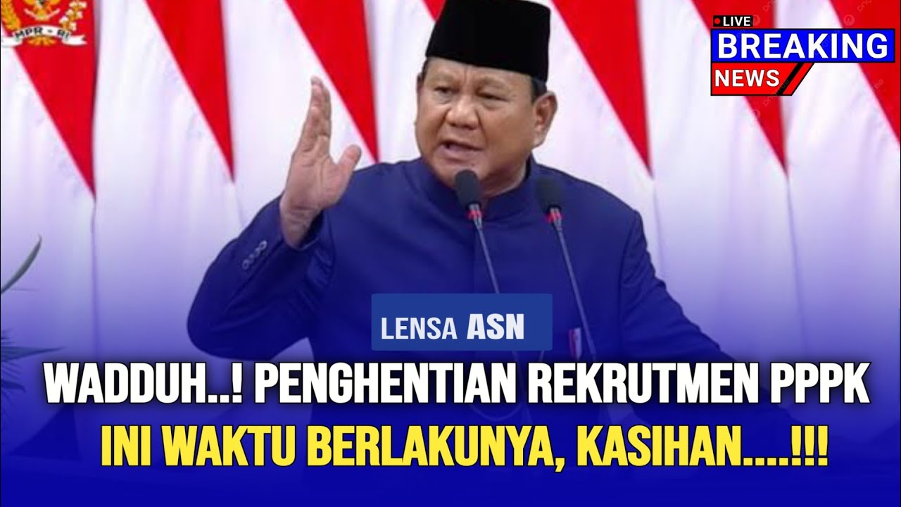 KOK BISA..! REKRUTMEN ASN PPPK DAN PNS DIHENTIKAN..!?
